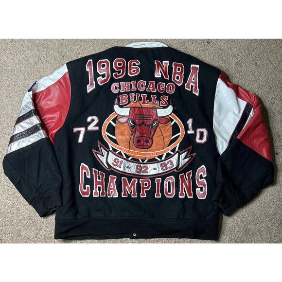 Jeff Hamilton Other - 3XLT Jeff Hamilton VINTAGE 72-10 Chicago Bulls Air Jordan 96 NBA champion Jacket